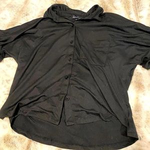 Black button up shirt
